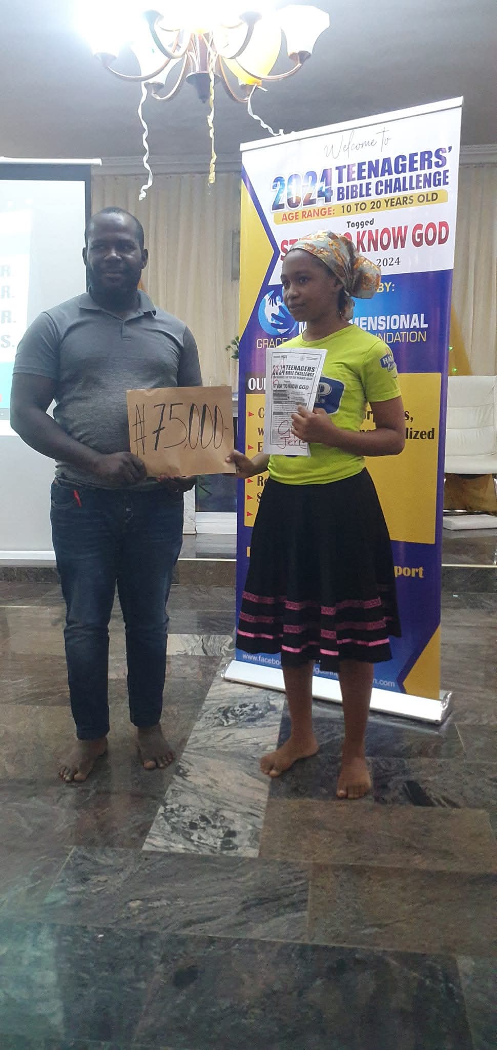 Teenagers at Bible Brain® event